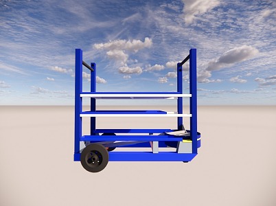 Welding trolley 3d model