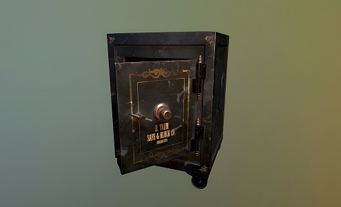 Safe deposit box 3d model