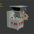 ROME Professional Stainless Steel Meat Grinder With Feed Hopper And Discharge Nozzle