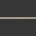 Classical Decorative Strip With Golden Relief Ornaments And White Base Surface