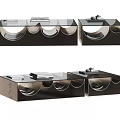 MINOTTI coffee table combination 3d model