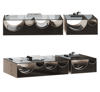 MINOTTI coffee table combination 3d model