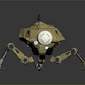 Robot Spider Robot Mecha Spider Science Fiction Spider Mechanical Spider Battery Spider Tower Defense 3d model