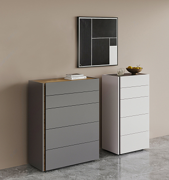 modern chest of drawers 3d model