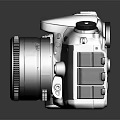 High Quality Professional Digital Camera With Large Lens And Metal Body Design