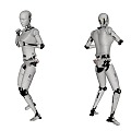 Intelligent Robot Science and Technology Sense Robot Kung Fu Posture Fighting Robot 3d model