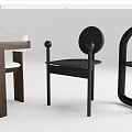 Stylish Single Chairs Featuring Unique Modern Designs For Home Decor 3d model