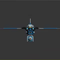 Modern fighter sci-fighter sci-fighter space fighter 3d model