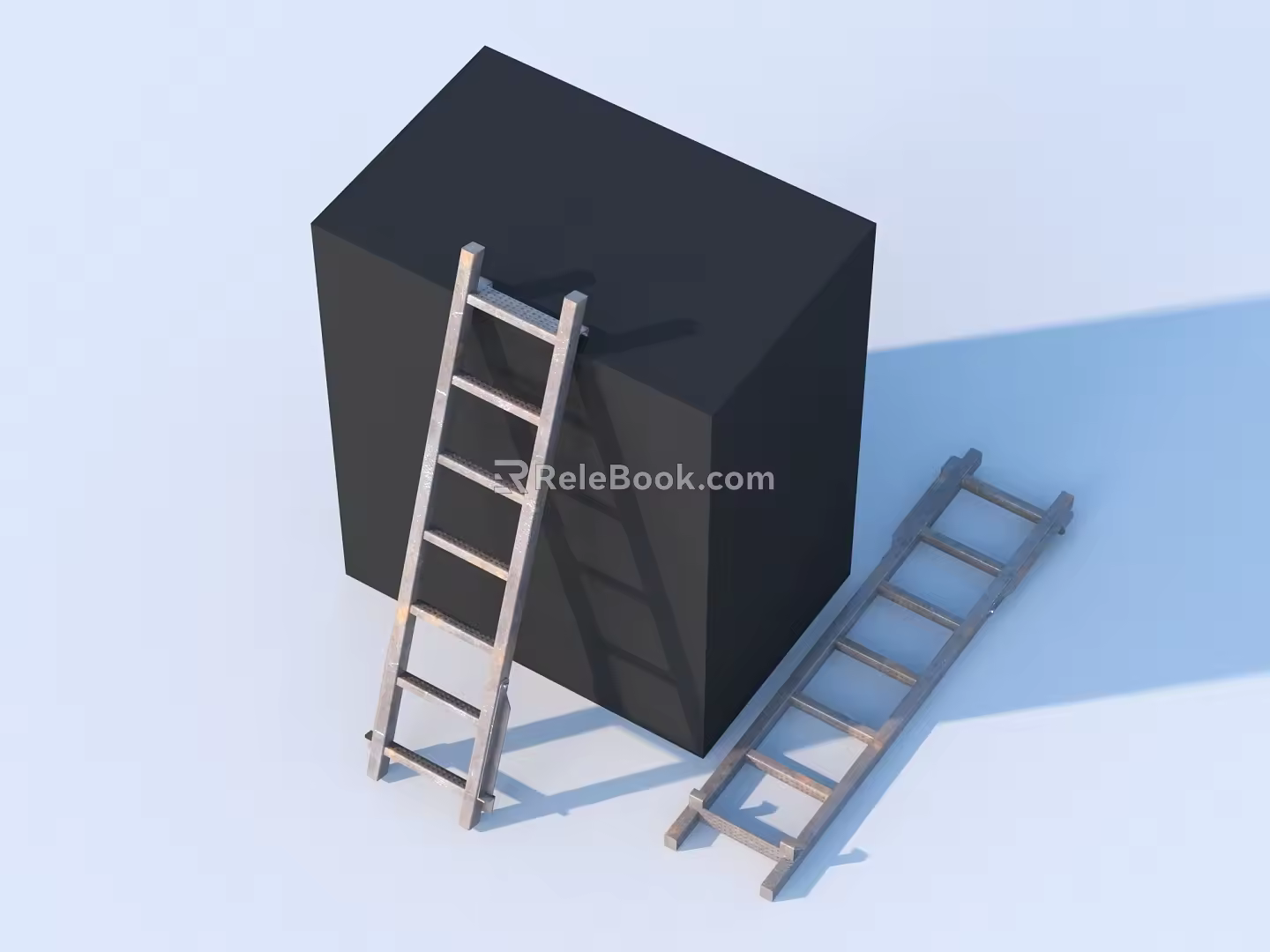 Ladder Metal Ladder Tool 3d model