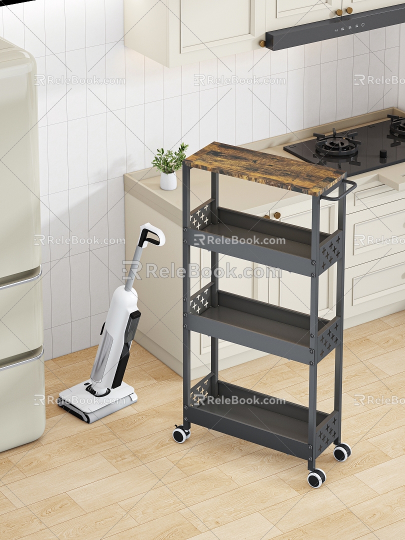 Sweeping robot storage rack model