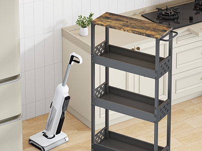 Sweeping robot storage rack model