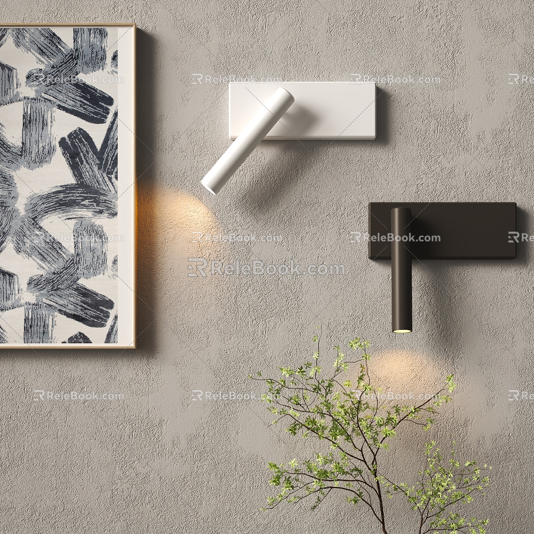 Modern wall lamp personalized wall lamp creative wall lamp 3d model