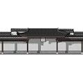 Chinese style gallery 3d model