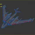 Futuristic Cosmic Spacecraft With Silver Red Exterior And Aerodynamic Wing Design For Space Exploration