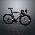 Black Pinarello Road Bicycle With Streamlined Frame And Modern Aerodynamic Design
