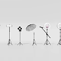 Professional Photography Studio Lighting Equipment With Softbox Ring Light Umbrella Square Light And Stands