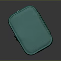 Green Fabric Display Cabinet Shelf With Lid And Metal Buckle For Small Items Storage