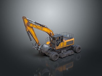 Shovel, shovel, shovel, excavator, excavator, large excavator, mining excavator, mining excavator, mining machine model