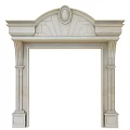 Roman Columns Supporting Archway With Classical Stone Design And Elegant Details