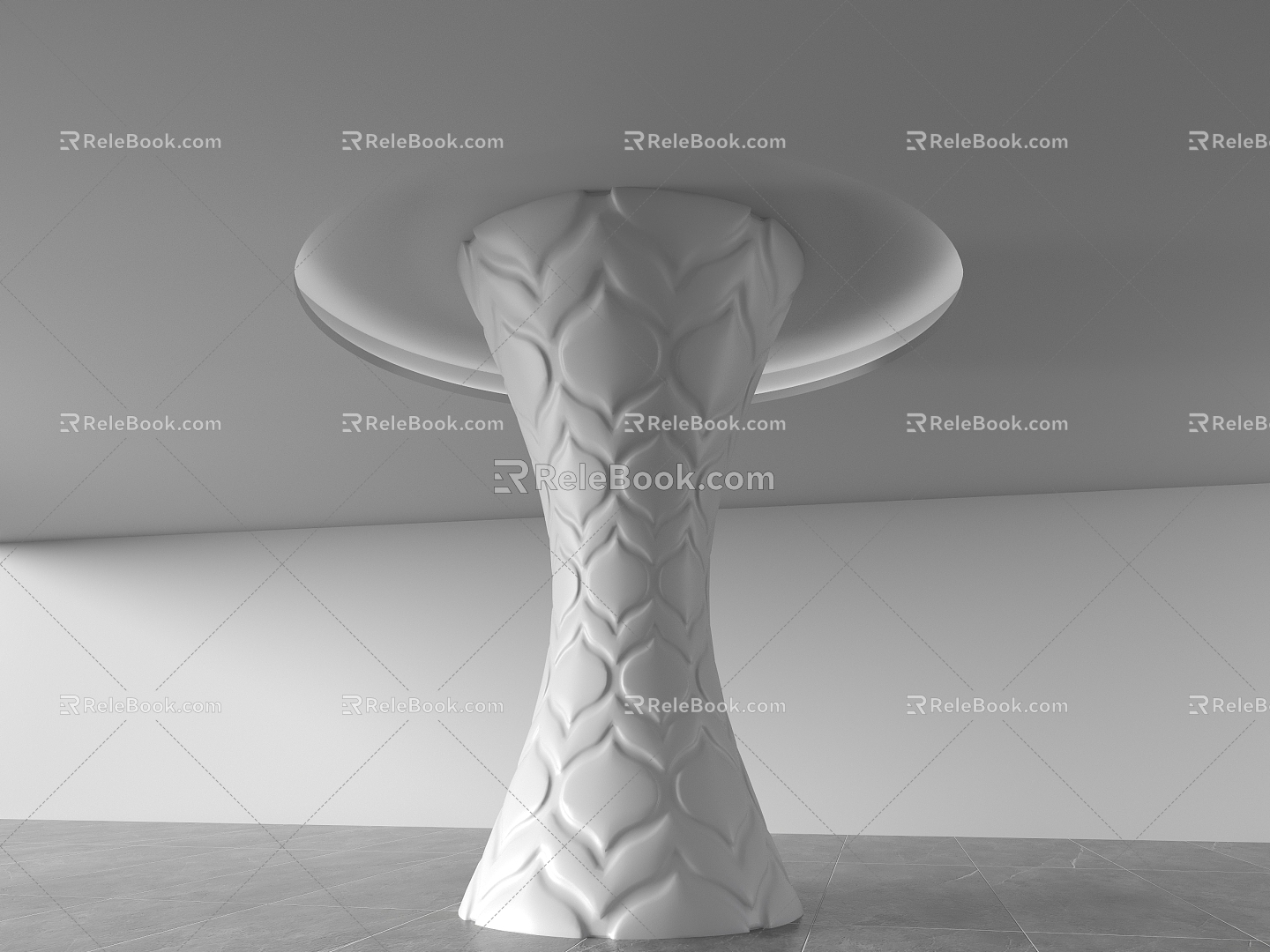 Modern Column 3d model