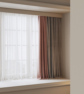 Curtain Screen Window Blinds Dream Curtain Shangri-La Curtain 3d model