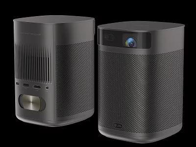 Smart Projection Monitoring Device With Modern Mesh Design Camera Lens And Projector Function 3d model