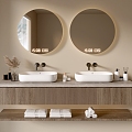 Modern Bathroom Cabinet Bathroom Basin Bathroom Ornaments 3d model