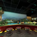 Railway Cultural Center Exhibition With Train Models Tracks And Historical Displays