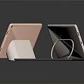 Electronic Tablets With Stand And Colorful Feather Screen Display In Different Angles