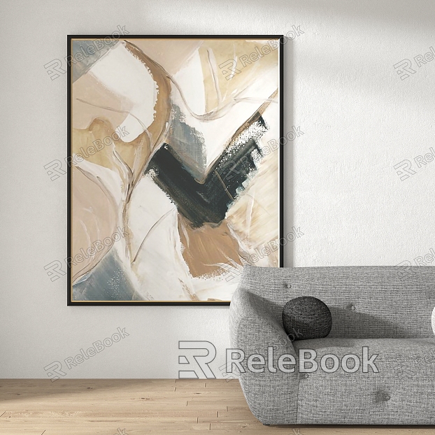 abstract decorative painting model