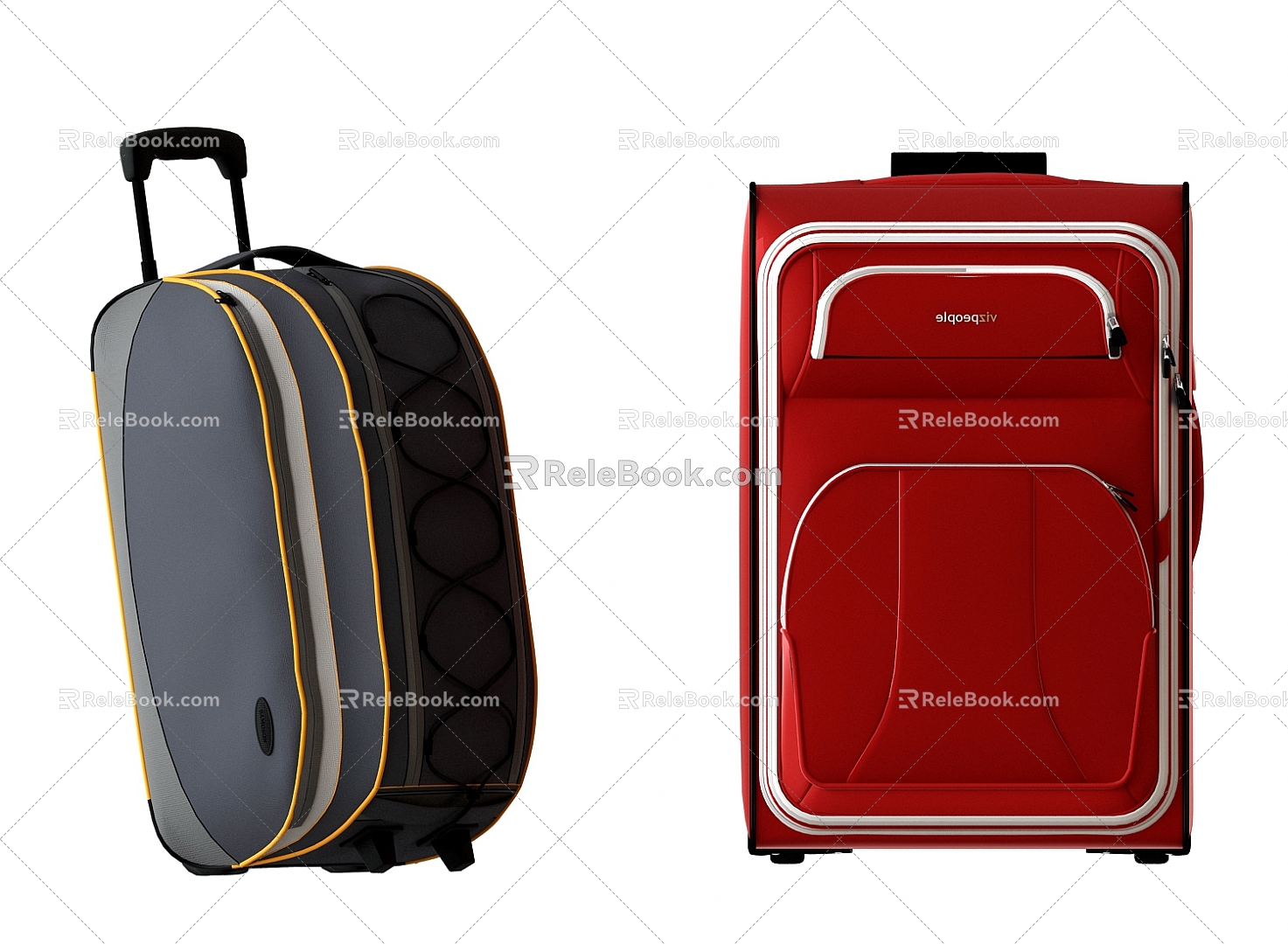 Modern Luggage 3d model