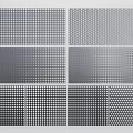 Decorative Wall Panels With Various Perforated Patterns And Modern Design Styles 3d model