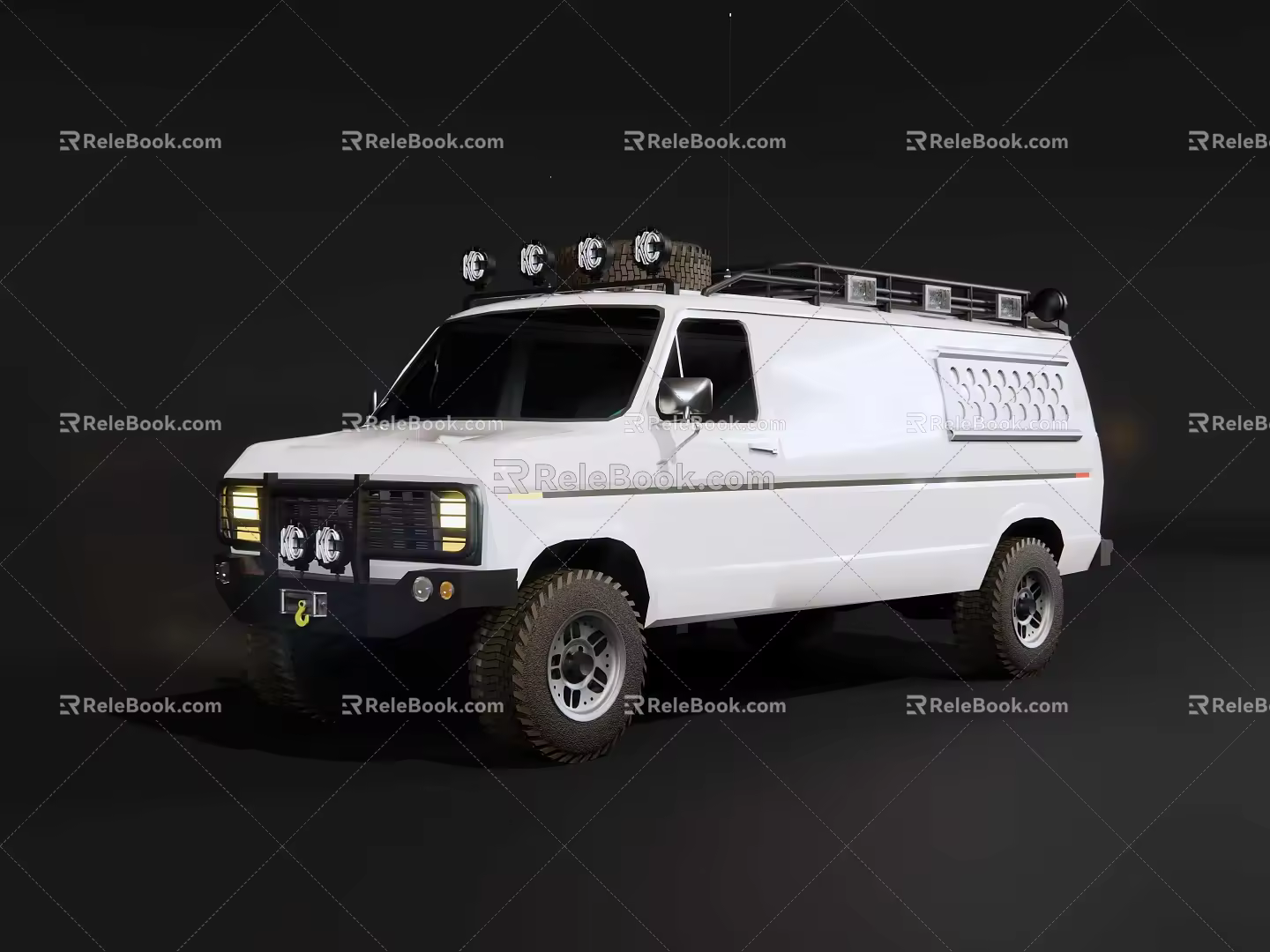 Off-road RV MPV 3d model