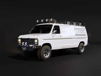 Off-road RV MPV 3d model