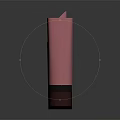 Pink Lipstick With Black Tube And Matching Glossy Pink Cosmetic Cases Design