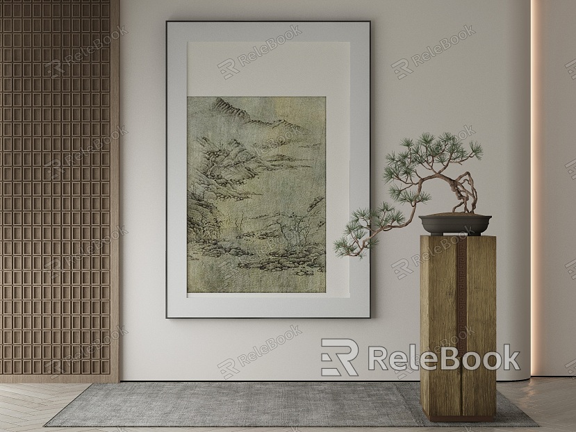 New Chinese Decorative Painting model