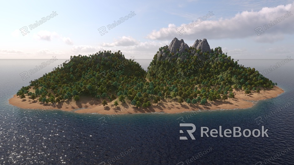 Island Island Scenery model