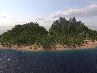 Island Scenery model