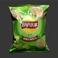 Lay's Green Pack Potato Chips With Crispy Texture And Delicious Flavor