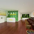 SPA Sauna Interior With Relaxing Chairs Wooden Floor Green Plants And Foot Care Area