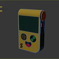 Modern game machine electronic chicken hand game machine hand game machine 3d model