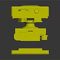 CyberPi Electronic Device Exploded View With Internal Circuit Board Display Screen And White Casing