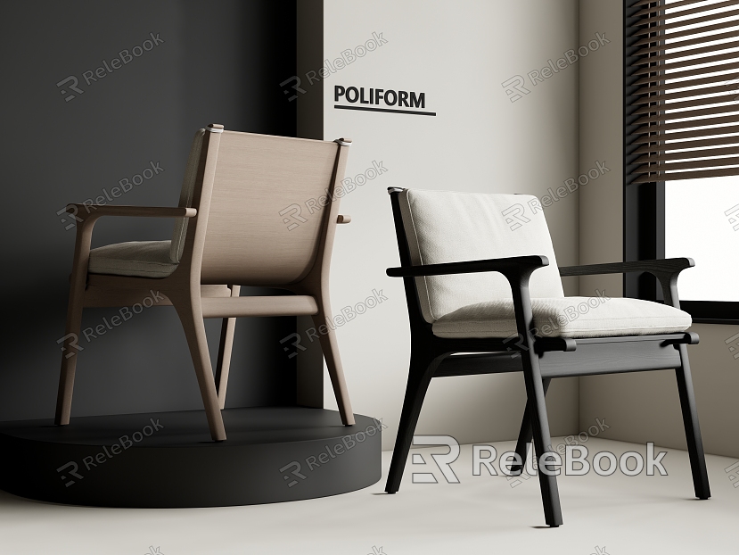 Dining Chair Single Chair Leisure Chair model