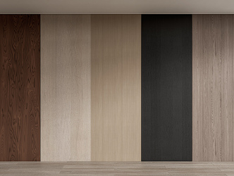 Modern wall panel wood veneer wall panel 3d model