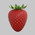 Fresh Juicy Strawberries with Green Leaves and Vibrant Red Color for Healthy Snacks