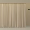 Elegant Soft Beige Sheer Lightweight Curtains For Modern Home Interior Design