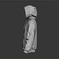 Stylish Gray Hooded Sweatshirt With Loose Fit And Practical Pockets For Daily Use