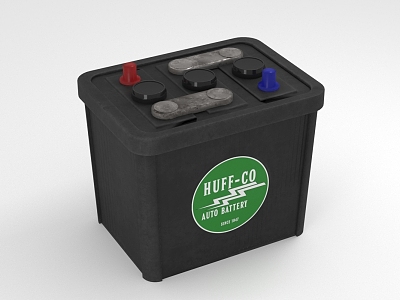 Modern battery 3d model