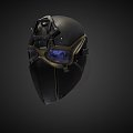 Ronin Ballistic Tactical Mask 3d model