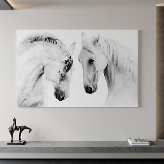 Modern Animal Painting Decorative Painting 3d model